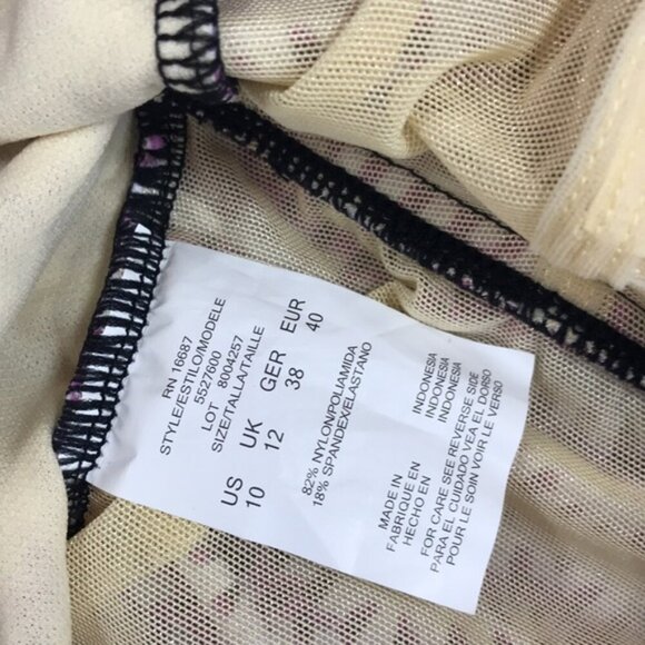 Swim Solutions Spring Play Shirred Swimsuit - Picture 8 of 9